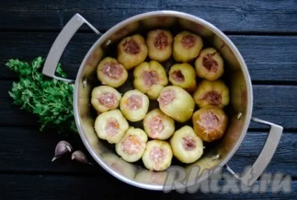 Перці, фаршировані куркою і рисом - рецепт з фото