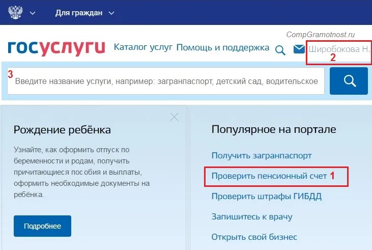 Держпослуги перевіряємо пенсійний рахунок (держпослуги) Держпослуги перевіряємо пенсійний рахунок