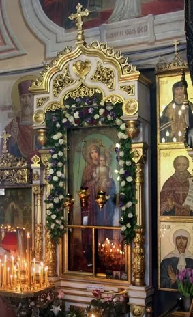 Ікона Божої Матері «благодатне небо» - Воскресенський храм (матері) Ікона Божої Матері «благодатне небо» - Воскресенський храм