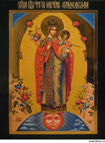 Ікона Божої Матері «благодатне небо» - Воскресенський храм (матері) Ікона Божої Матері «благодатне небо» - Воскресенський храм