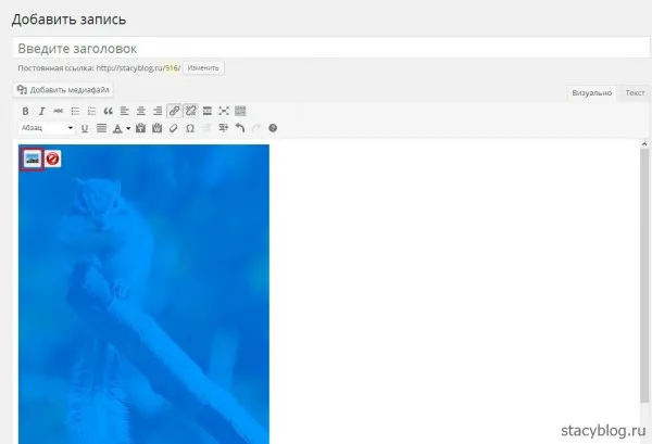 Як додати картинку в wordpress