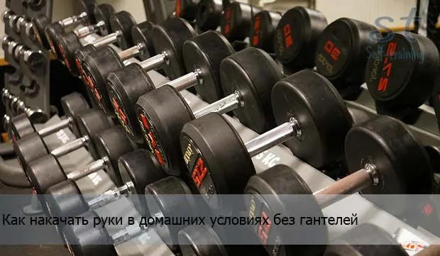 Як накачати руки в домашніх умовах без гантелей (умовах) Як накачати руки в домашніх умовах без гантелей