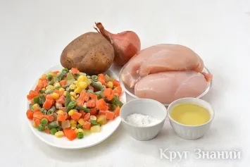 Як приготувати курку з овочами в мультиварці - коло знань (овочами) Як приготувати курку з овочами в мультиварці - коло знань