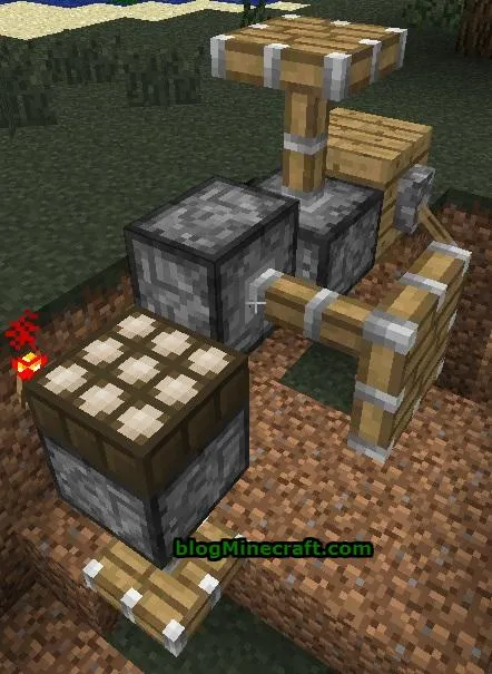 Як зробити поршні в minecraft