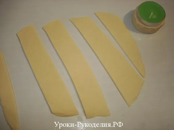 Як зробити свічник - уроки рукоділля (ліпимо з солоного тіста) Як зробити свічник - уроки рукоділля