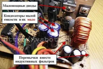 Як влаштований блок живлення комп'ютера (контролер) Як влаштований блок живлення комп'ютера