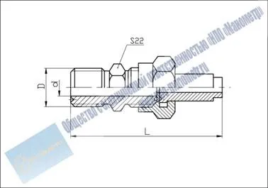 Бобишки для термометра, штуцери, трійники, з'єднання (автоматизації технологічних процесів) Бобишки для термометра, штуцери, трійники, з'єднання