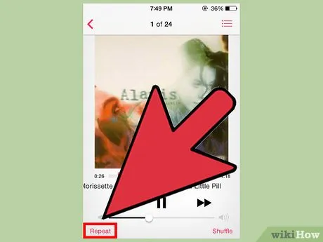 Як включити повторне відтворення пісень на ipod touch ( «Home» поки з'явиться) Як включити повторне відтворення пісень на ipod touch