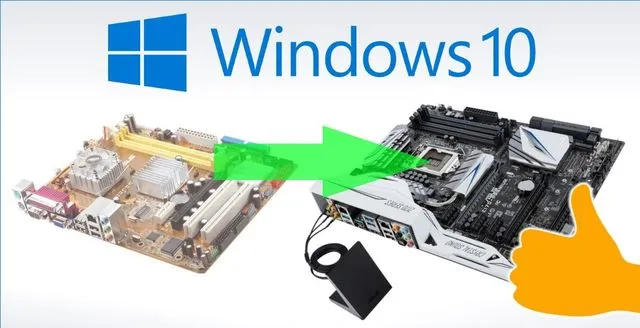 Як замінити материнську плату без перевстановлення windows 10 (windows) Як замінити материнську плату без перевстановлення windows 10