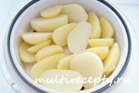 Картопля, приготований на пару в мультиварці (мультиварці) Картопля, приготований на пару в мультиварці
