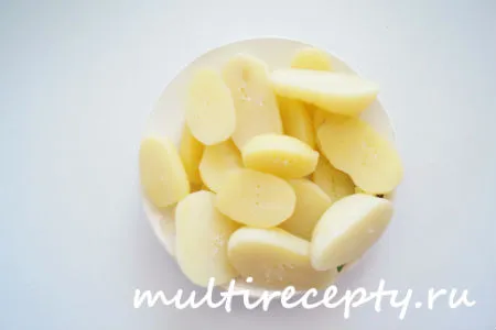 Картопля, приготований на пару в мультиварці (мультиварці) Картопля, приготований на пару в мультиварці