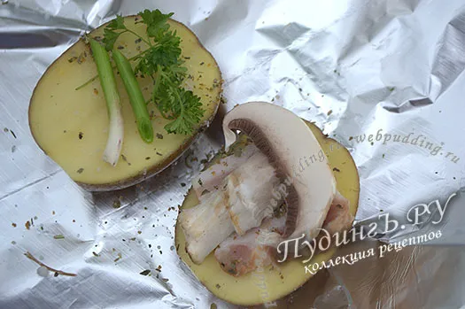 Картопля на мангалі з салом, як приготувати на (салом) Картопля на мангалі з салом, як приготувати на