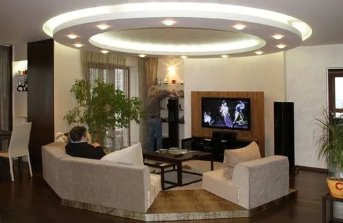 Круглий стелю з підсвічуванням своїми руками фото, відео (фото) Круглий стелю з підсвічуванням своїми руками фото, відео