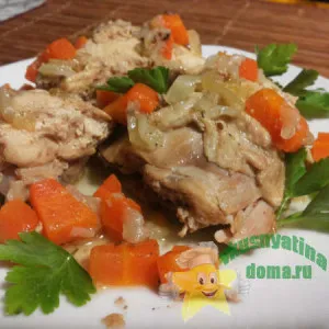 Курка тушкована з овочами у власному соку рецепт з фото, кулінарний блог - смакота будинку (соку) Курка тушкована з овочами у власному соку рецепт з фото, кулінарний блог - смакота будинку