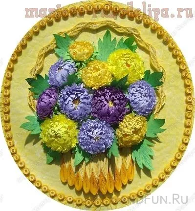 Майстер-клас по квілінгу айстри (айстри) Майстер-клас по квілінгу айстри