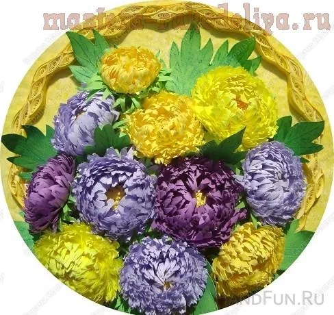 Майстер-клас по квілінгу айстри (айстри) Майстер-клас по квілінгу айстри