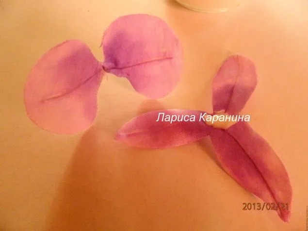 Майстер-клас орхідея з шовку - ярмарок майстрів - ручна робота, handmade (майстрів) Майстер-клас орхідея з шовку - ярмарок майстрів - ручна робота, handmade