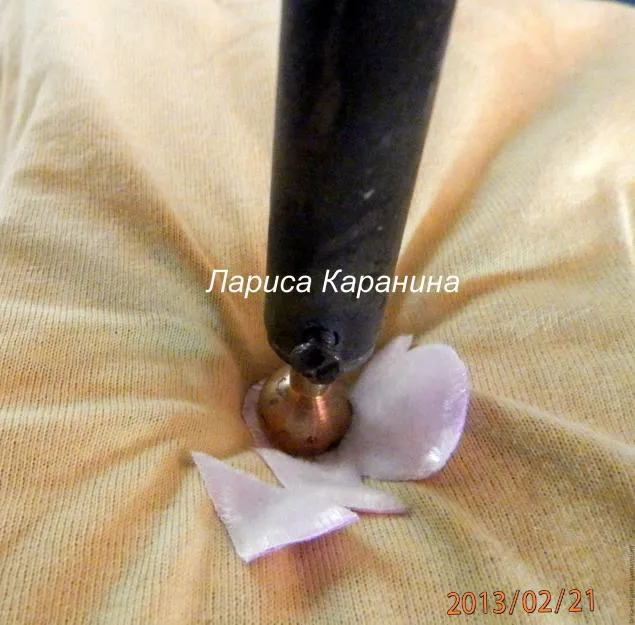 Майстер-клас орхідея з шовку - ярмарок майстрів - ручна робота, handmade (шпилька-орхідея) Майстер-клас орхідея з шовку - ярмарок майстрів - ручна робота, handmade