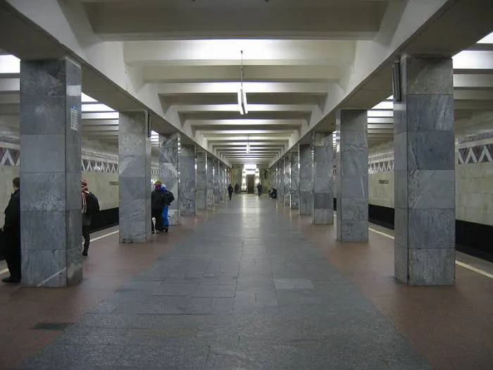 Метро тушинская на мапі