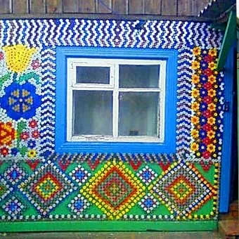 Мозаїка з пластикових кришок