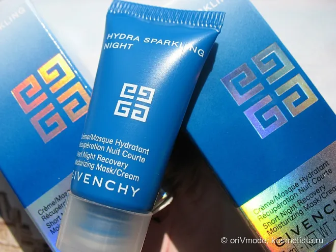 Моя перша нічна маска для обличчя givenchy hydra sparkling short night recovery mask