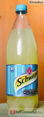 Напій газований безалкогольний schweppes bitter lemon - «угамування спраги за допомогою цього
