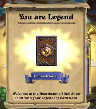 Нагорода за ранги в hearthstone