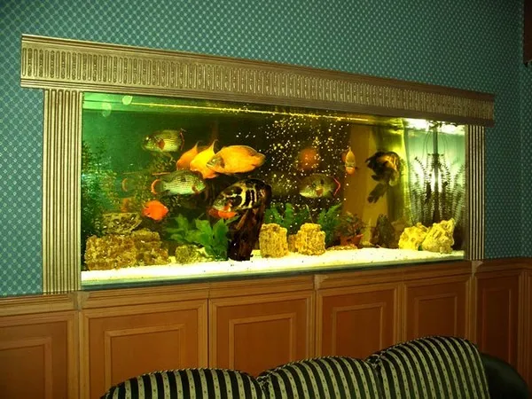 Настінний акваріум морське царство в нашому домі (настінний) Настінний акваріум морське царство в нашому домі