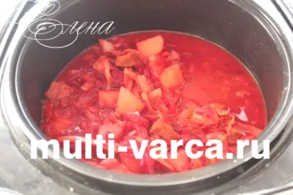 Борщ в мультиварці Редмонд, покроковий рецепт (рецепт) Борщ в мультиварці Редмонд, покроковий рецепт