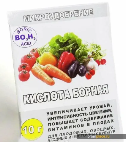 Борна кислота - просте і ефективне добриво