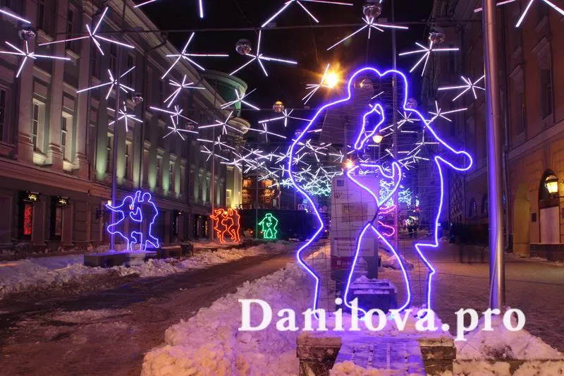 Новорічне оформлення вулиць (вулиць) Новорічне оформлення вулиць