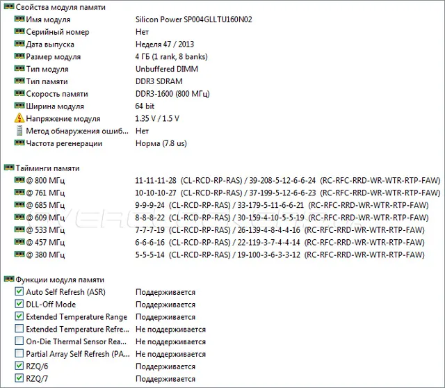 Огляд пам'яті silicon power sp004glltu160n02 об'ємом 4 гб з напругою живлення 1, 35 в (новини) Огляд пам'яті silicon power sp004glltu160n02 об'ємом 4 гб з напругою живлення 1, 35 в