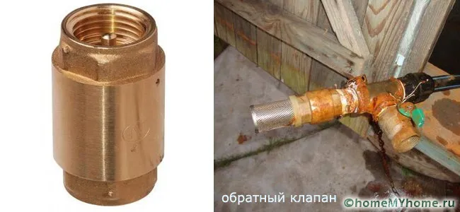 Зворотний клапан для води для насоса види, ціни і принцип роботи (зворотний) Зворотний клапан для води для насоса види, ціни і принцип роботи