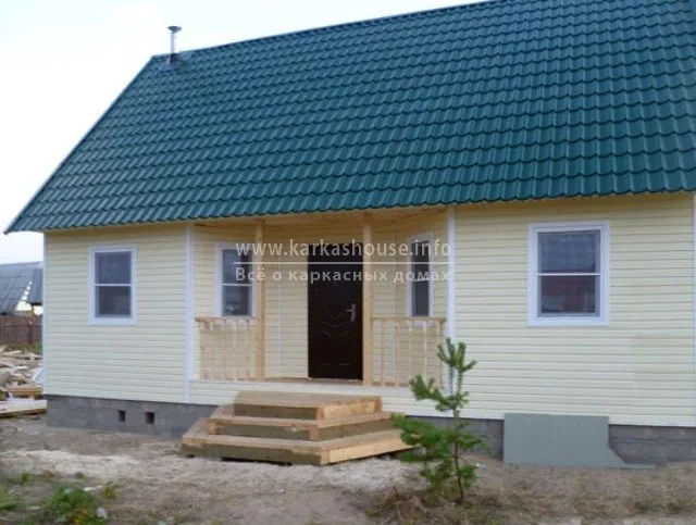 Досвід будівництва недорогого одноповерхового каркасного будинку під ключ, ціни, фото (одноповерхові каркасно щитові будинки під ключ недорого) Досвід будівництва недорогого одноповерхового каркасного будинку під ключ, ціни, фото