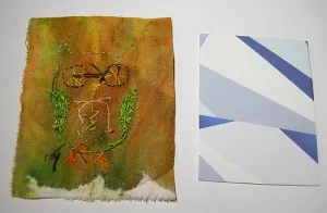 Листівки з тканини своїми руками