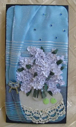 Листівки з тканини своїми руками