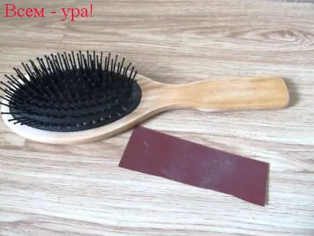 Подарунок своїми руками гребінець (декупаж), всім