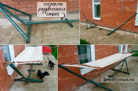 Підставка для гамака своїми руками з металу (гамака) Підставка для гамака своїми руками з металу