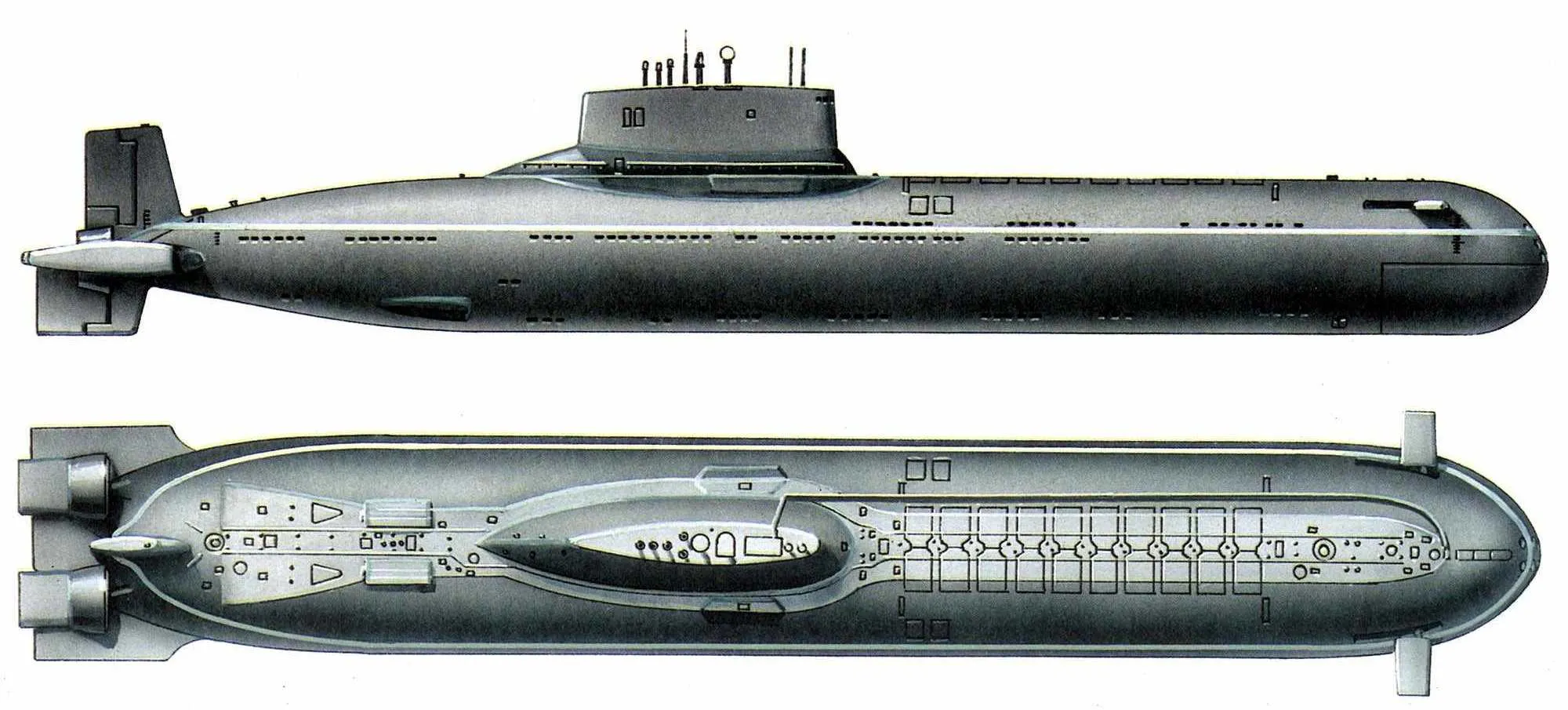 Підводні човни проекту 941 «акула» ( «огайо») Підводні човни проекту 941 «акула»