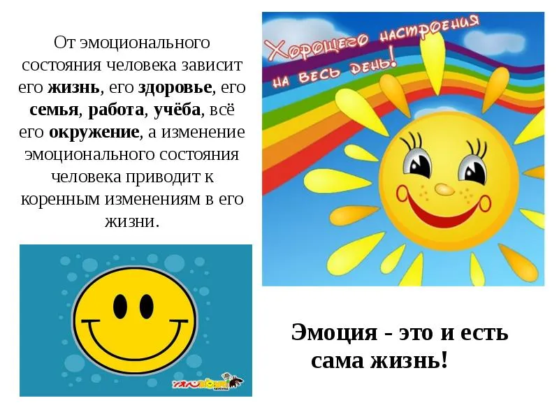 Презентація, доповідь на тему твій настрій