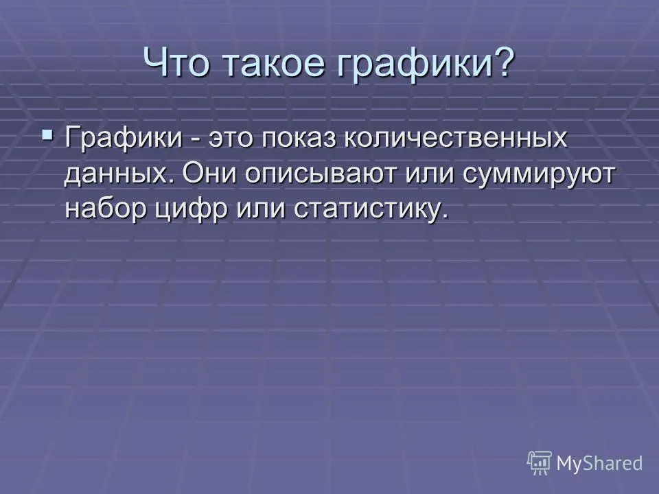 Презентація на тему графіки що таке графіки графіки - це показ кількісних даних (даних) Презентація на тему графіки що таке графіки графіки - це показ кількісних даних
