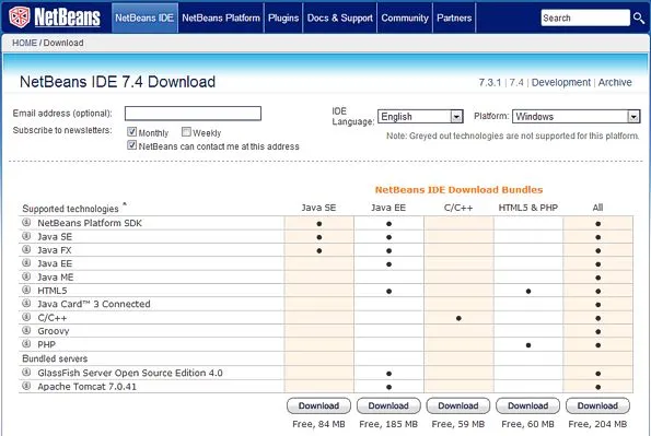 Розробка html5-проектів в netbeans
