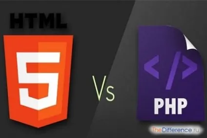 Чим відрізняється php від html