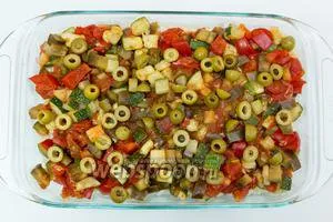 Рис з овочами і сиром