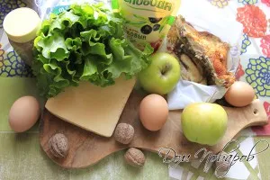 Салат черепаха з копченою куркою рецепт (куркою) Салат черепаха з копченою куркою рецепт