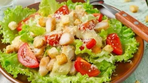 Салат цезар з сухариками і куркою рецепт класичний (цезар) Салат цезар з сухариками і куркою рецепт класичний