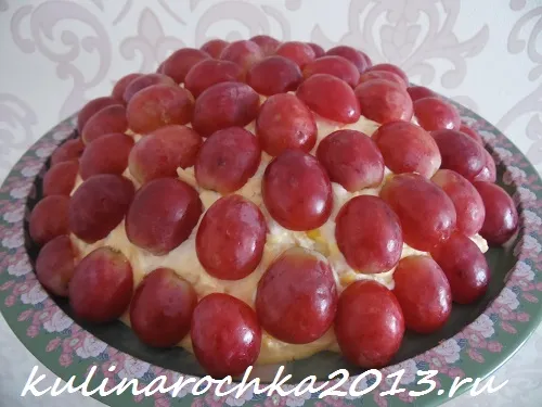 Салат черепаха з копченою куркою, сиром і виноградом - готуємо смачно, красиво і по-домашньому! (Виноградом) Салат черепаха з копченою куркою, сиром і виноградом - готуємо смачно, красиво і по-домашньому!