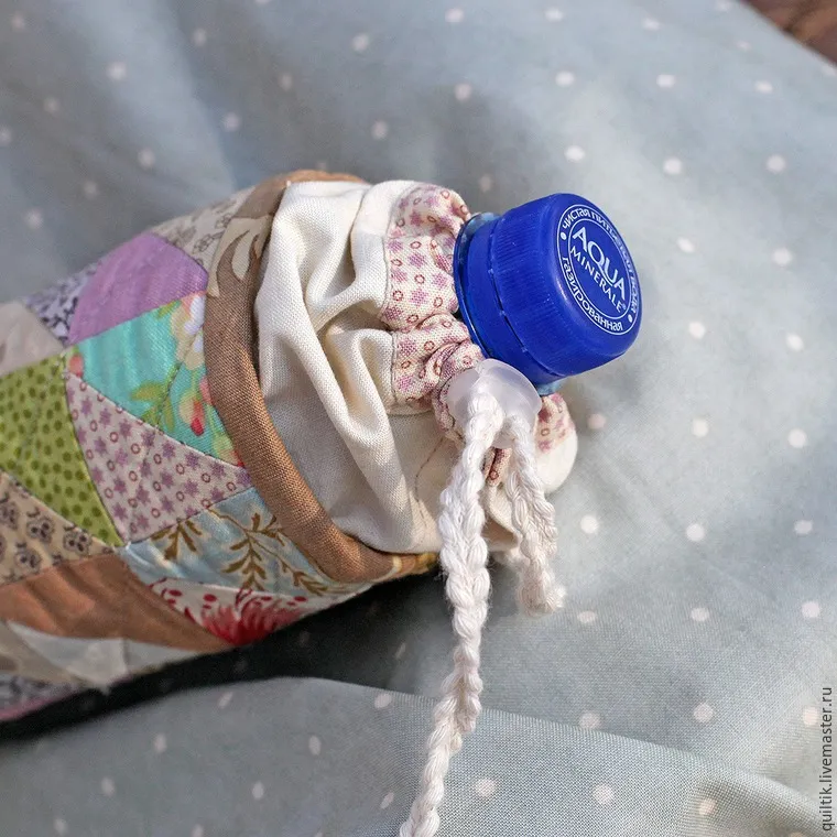 Шиємо з обрізків чохол для пляшки - ярмарок майстрів - ручна робота, handmade (чохол для пляшки) Шиємо з обрізків чохол для пляшки - ярмарок майстрів - ручна робота, handmade