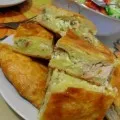 Слойки з картоплею і грибами, російська кухня (грибами) Слойки з картоплею і грибами, російська кухня