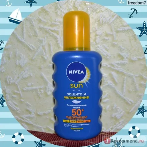 Сонцезахисний спрей nivea sun spf50 захист і зволоження - «☀ сонцезахисний крем або спрей, що (захист) Сонцезахисний спрей nivea sun spf50 захист і зволоження - «☀ сонцезахисний крем або спрей, що